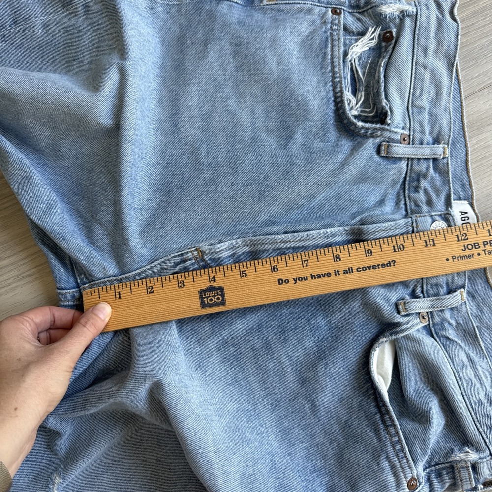 Agolde Women's High Rise Straight Blue Jeans 90s Denim Jeans Size 28 - Picture 10 of 13